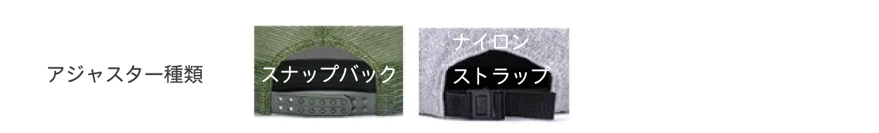 トレランキャップ アジャスター